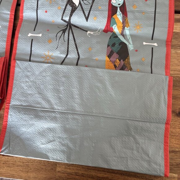 2 Disney Nightmare Before Christmas Jack Skellington Sally Shopping Treat Bag - Picture 7 of 8